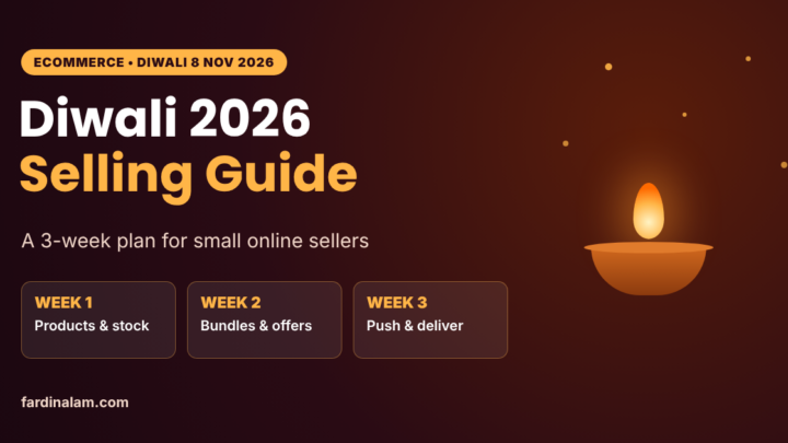 Diwali 2026 Selling Guide: A 3-Week Plan for Small Online Sellers in India
